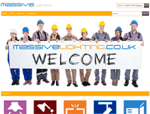 Tablet Screenshot of massivelighting.co.uk